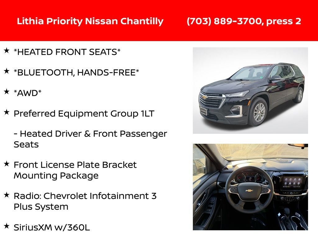 2023 Chevrolet Traverse LT 1LT