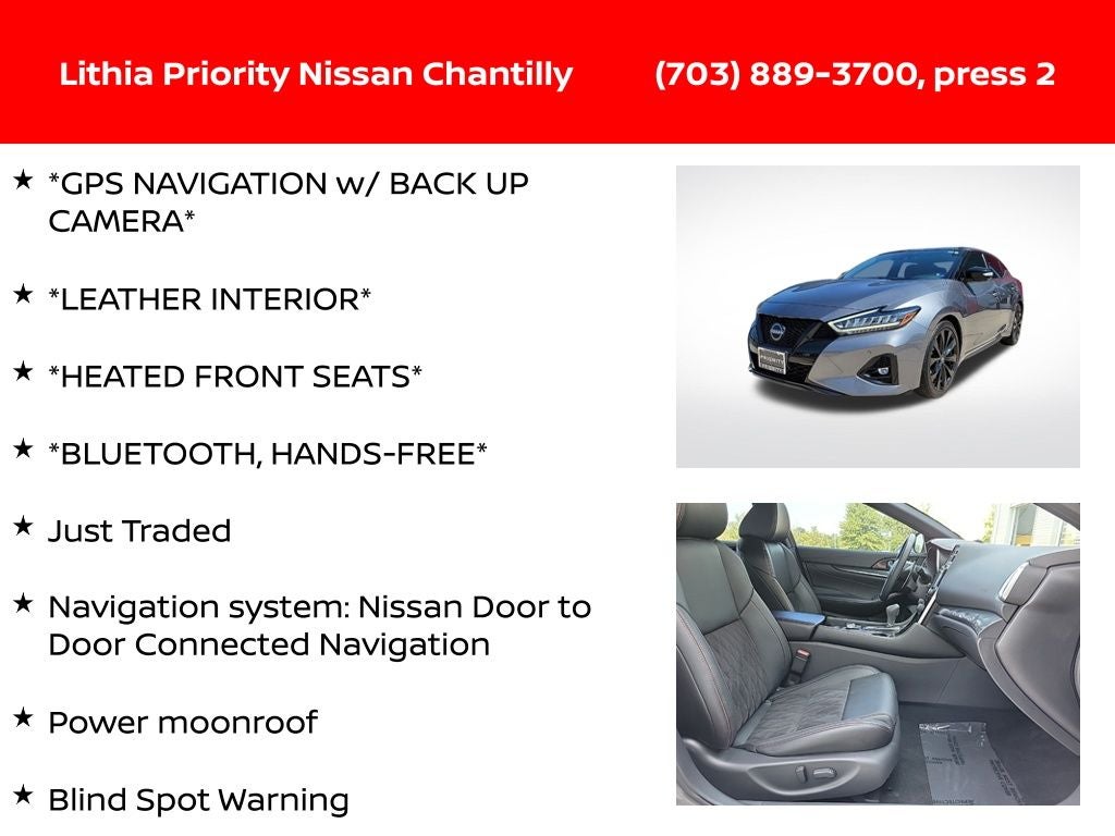 2023 Nissan Maxima SR