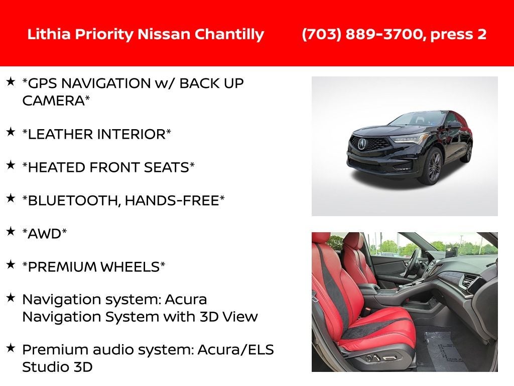 2021 Acura RDX A-Spec Package SH-AWD