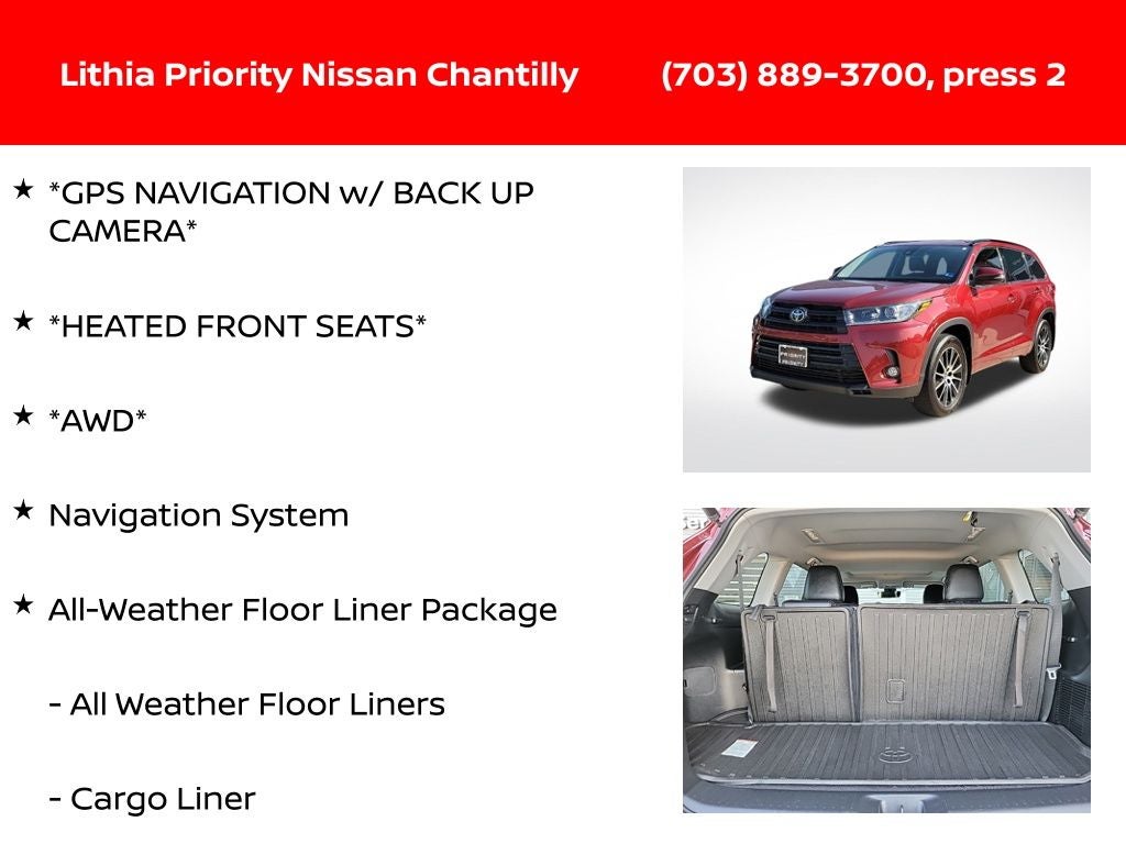 2017 Toyota Highlander SE