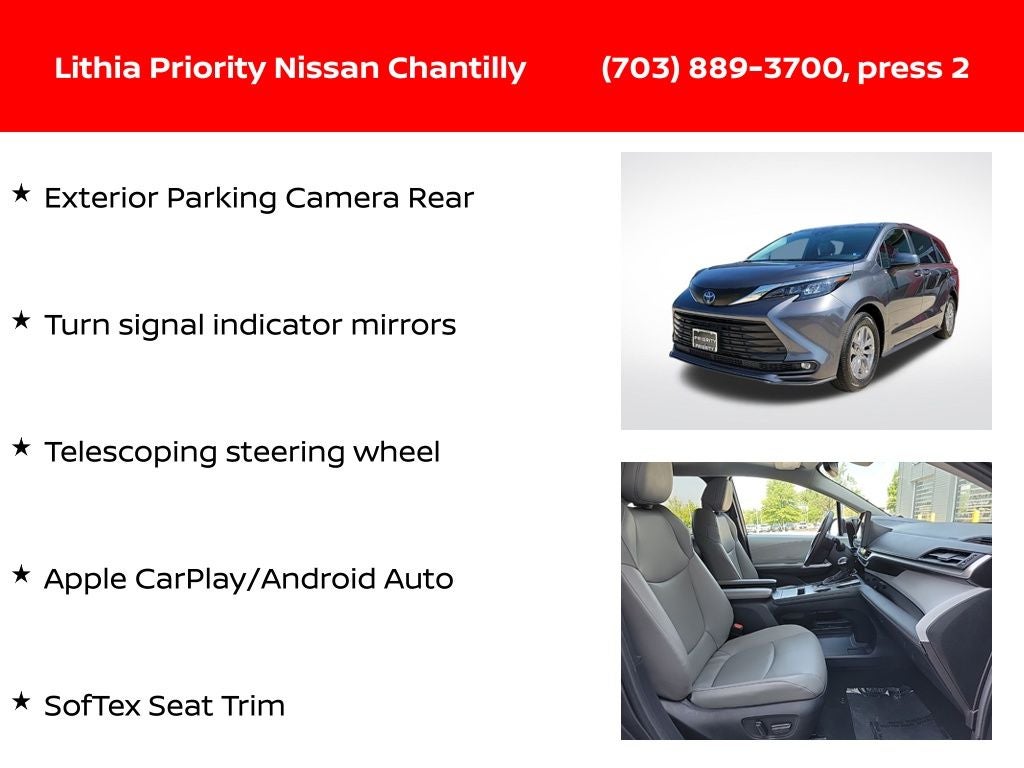 2025 Toyota Sienna XLE 8 Passenger