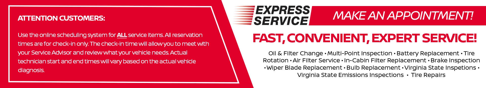 Nissan Express Service