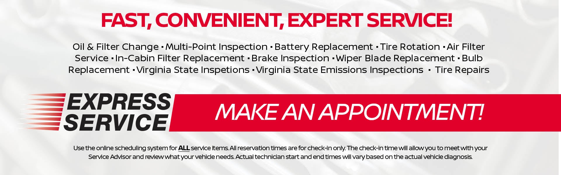 Nissan Express Service