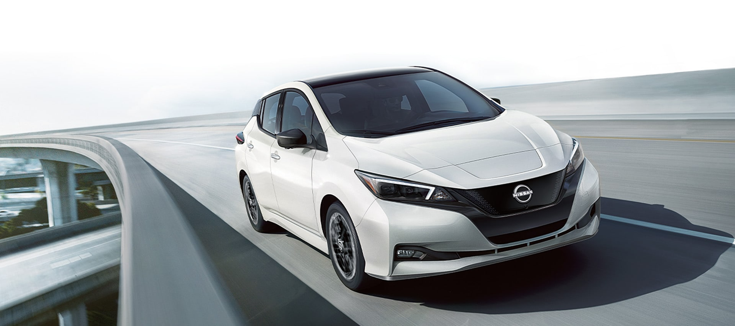 A Nissan Certified Pre-Owned model on the road