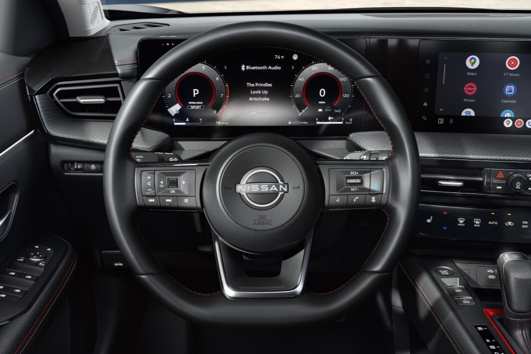 2026 Nissan Kicks Fuel meter on dashboard highlighting fuel efficiency