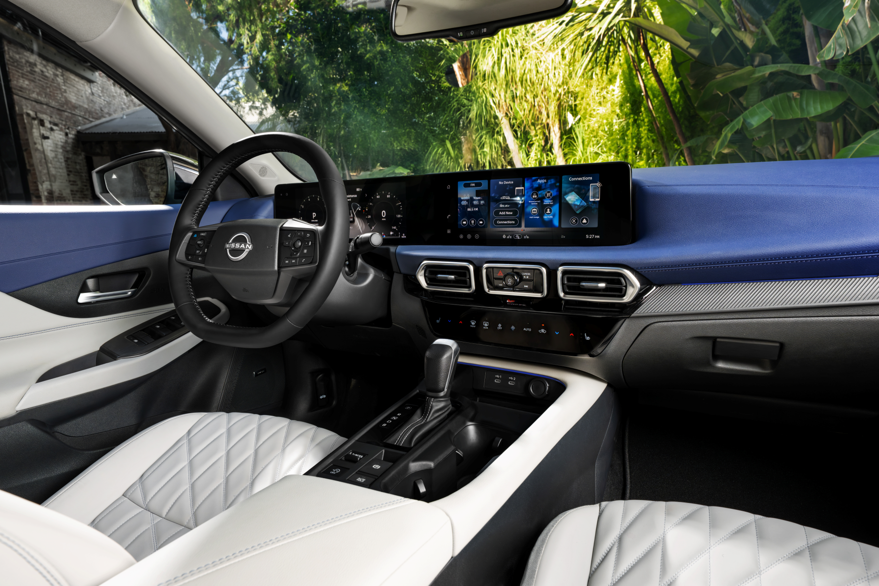 2026 Nissan Sentra front interior dashboard view