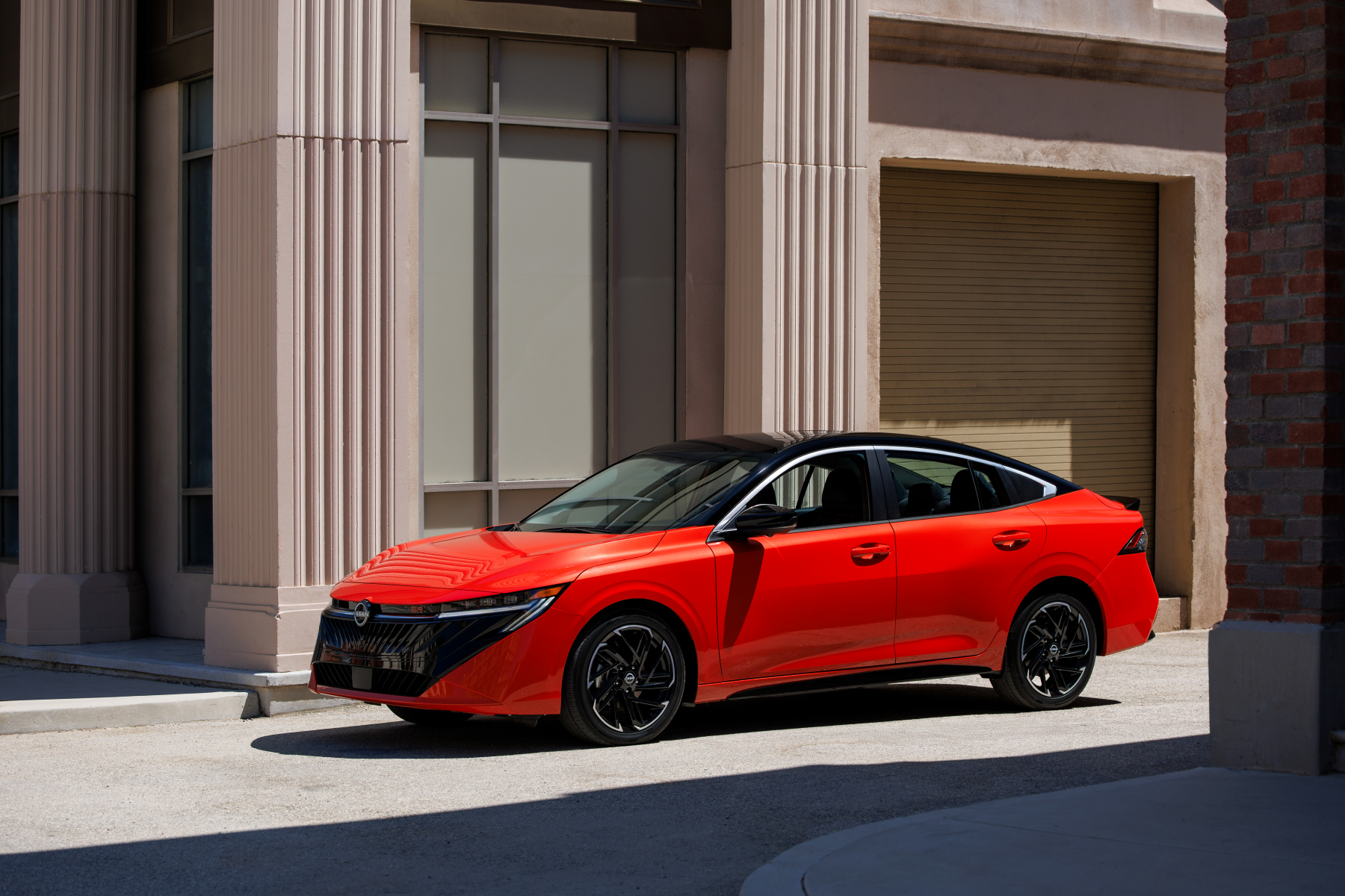2026 Nissan Sentra red side view street