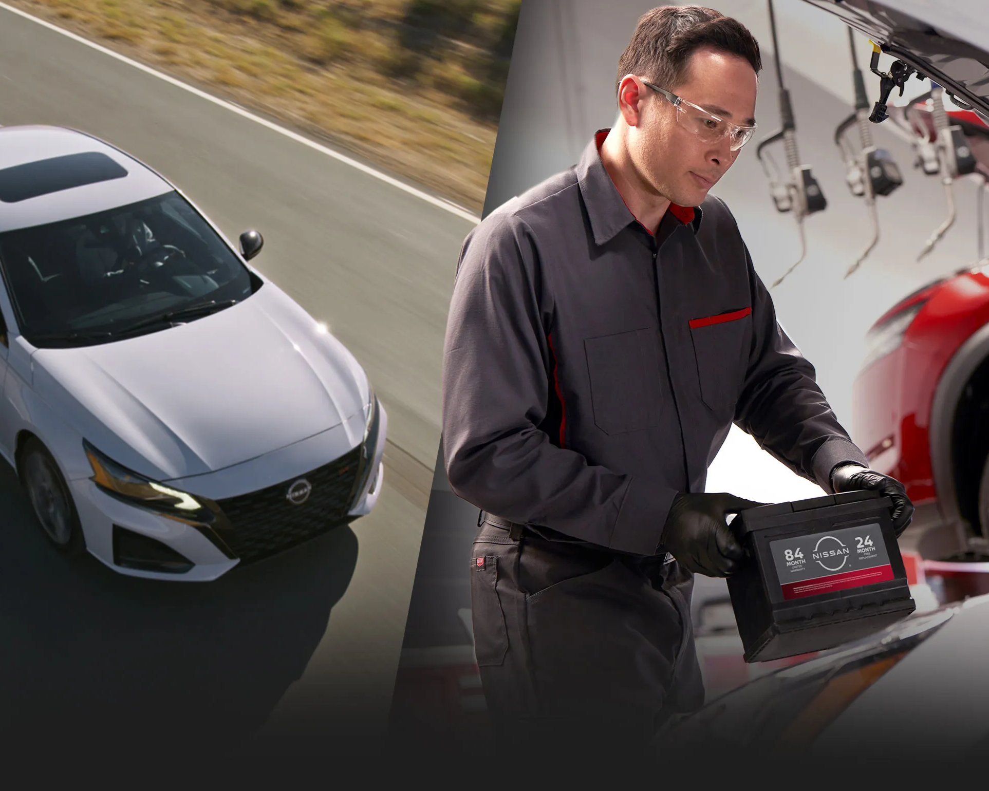 New Nissan vehicle featuring paint protection and tire coverage in Northern Virginia