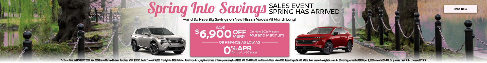 Spring Into Savings