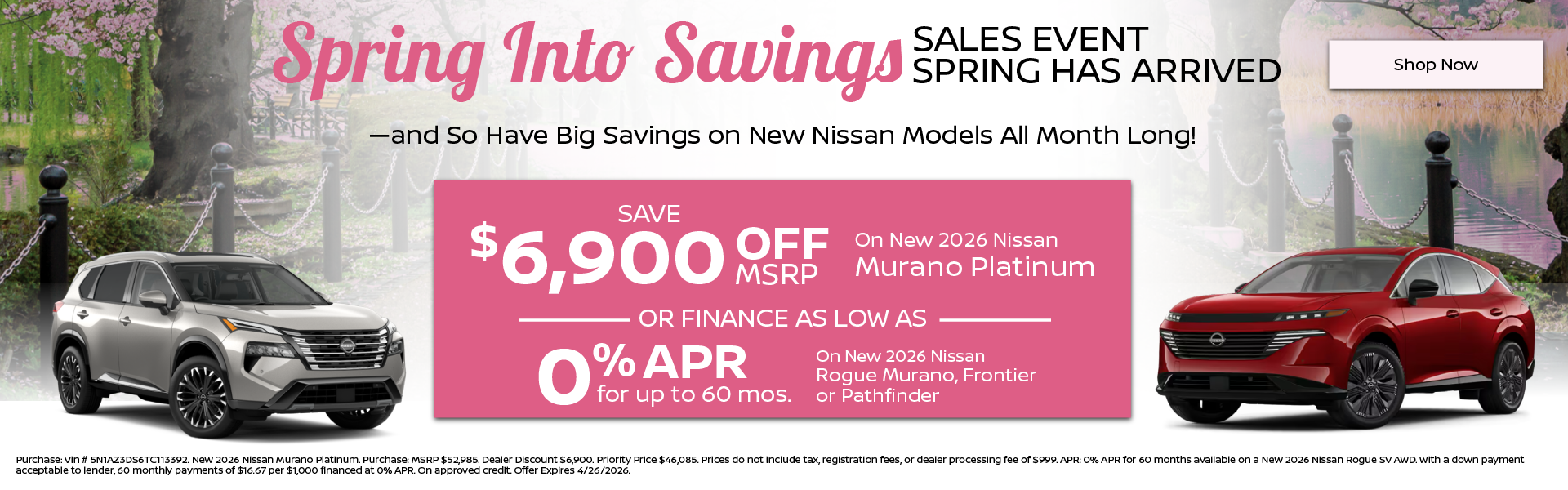 Spring Into Savings